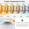6Pack 13 Inch Ceiling Light Fixture, 3000K/3500K/4000K/5000K/6500K Adjustable LE