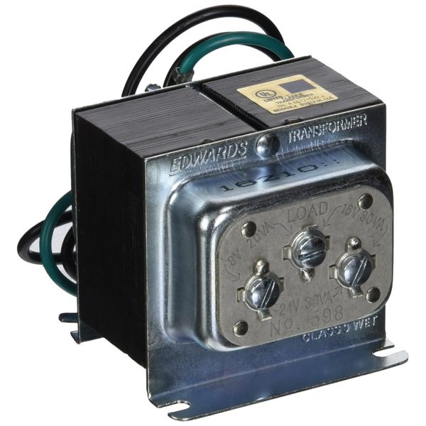 Edwards Signaling 598 120V 8/16/24V 30W Transformer