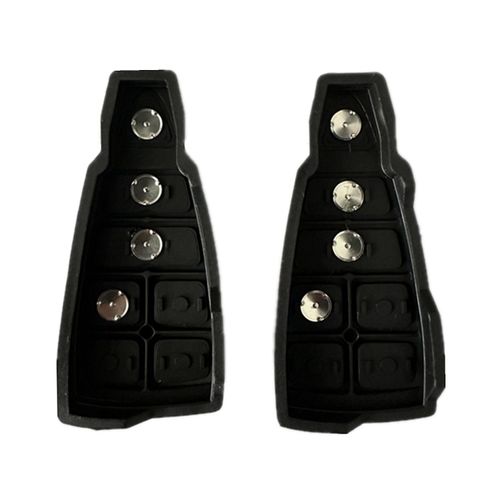 Key Fob Cover Fit for Dodge: 2 Packs of 3 Buttons Remote Control Key Fob Replacements Fit for Dodge Ram 1500 2500 3500 Journey Jeep Challenger Cherokee Commander Caravan Durango Charger 2008 to 2020