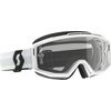 SCOTT 285537-0002113 Split OTG Goggle, White with Clear Works Lens