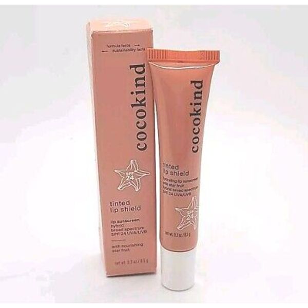 cocokind Tinted Lip Shield SPF 24 Lip Sunscreen w/ Star Fruit 0.3oz / 8.5g NEW