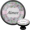 Personalized Wild Tulips Cabinet Knob (Black)