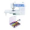 Brother XR9550 Sewing and Quilting Machine White with 36 Piece Bobbins Bundle