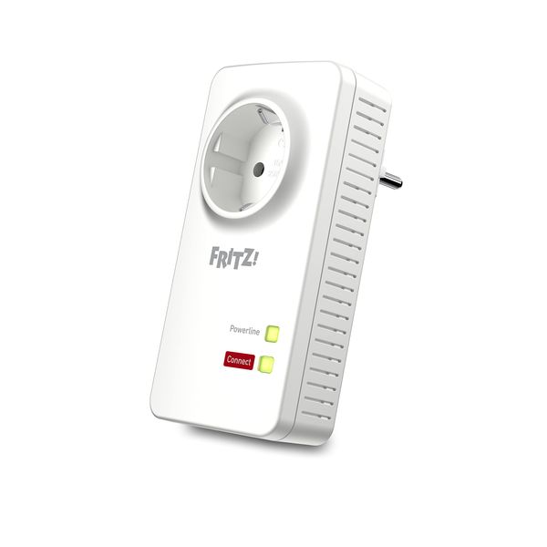 FRITZ!Powerline 1220 Adapter (1.200 MBit/s, 2 x Gigabit-LAN, ideal für NAS-Anwendungen und HD-Streaming)