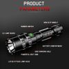 Solar Charging Flashlight 5 Modes IPX4 Waterproof Emergency Light for Hiking