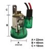 XtremeAuto Universal 12V Volt Car/Van Cigarette Lighter Replacement Socket, Charger Power Unit With Green LED Illuminated Light
