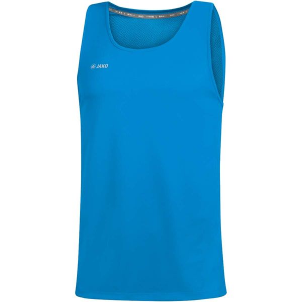 JAKO Unisex Kinder Run 2.0 Tanktop, Blau, 164 EU