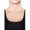 Elli Women's Silver Xilion Cut Female Charm Pendant