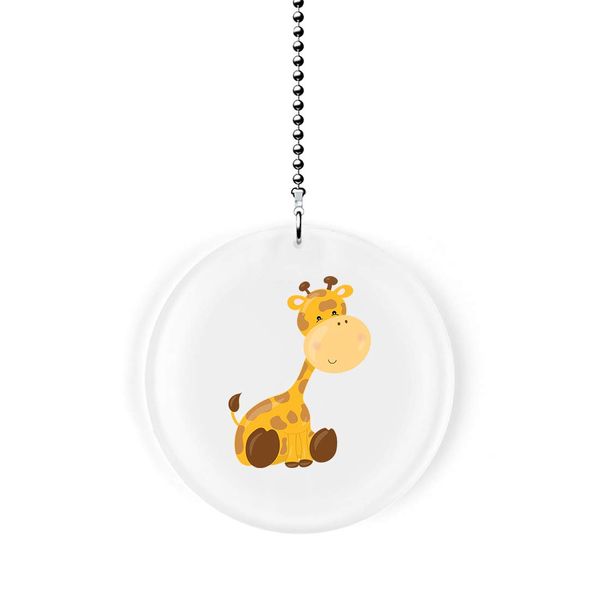 Gotham Decor Nursery Safari Giraffe Fan/Light Pull