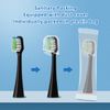 Sonic Replacement Toothbrush Heads Compatible with Waterpik Complete Care 9.0 (CC-01), 5.0 (WP-862) Electric Toothbrush, Soft Bristle, 10 Count (Black)