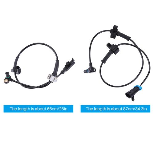 EWLSAC 4PCS ABS Speed Sensor Front Rear Left & Right 20938121 10384745 15872664 20763148 Compatible for Chevy Silverado 1500 GM-C Sierra 1500