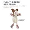 Charming Pet Ranch Roperz Cow Plush Squeaky Dog Toy