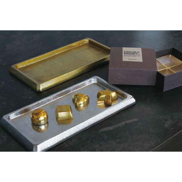 Liam Aluminum Tray "Burton" Silver/Liam Alumi Tray "Barton" Silver