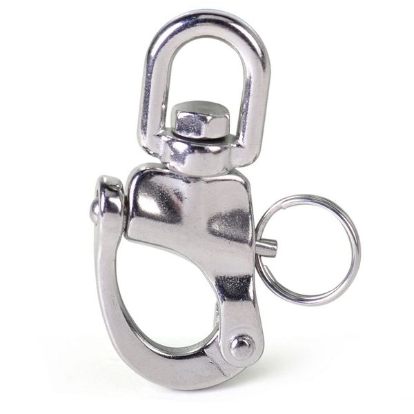 Rota Marine Stainless Steel 87mm Quick Release Boat Anchor Chain Eye Swivel Snap Shackle