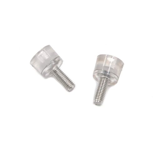 Quluxe Mini Adjustable Furniture Leveling Feet Thread Diameter M5, Base Width 13mm(1/2") Furniture Leg Leveler for Chair, Desk, Table (Pack of 20)