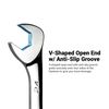Capri Tools Angle Open End Wrench Set, 30° & 60° angles, 1/4 to 1 in. SAE, 13 pc