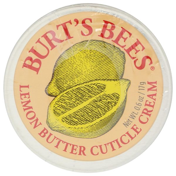 Burt's Bees Cuticle Cream For Nails, Sweet Almond Cuticle Oil With Cocoa Butter & Vitamin E, Lemon Scent, 15g