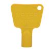 SUL Meter Box Key - Gas Meter Key - Plastic Utility Key - Meter Cupboard Key - Triangle Key - Electric Meter Key - Triangle Socket Spanner Key - 2 Pack (Yellow)