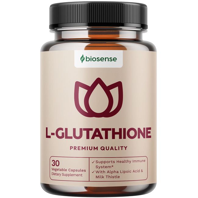 High Strength L Glutathione Supplement - Liver Support Amino Acid Nutritional