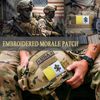 EmWoot 2PCS Vatican Flag Patch Embroidered Morale Patch Military Tactical Patches Hook and Loop