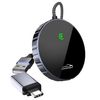 Jokinsyber Wireless CarPlay Adapter, Wireless CarPlay, Bluetooth, USB, Black