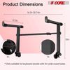 5 Core Keyboard Stand Adapter 2 Tier Adjustable Second Add On Extension