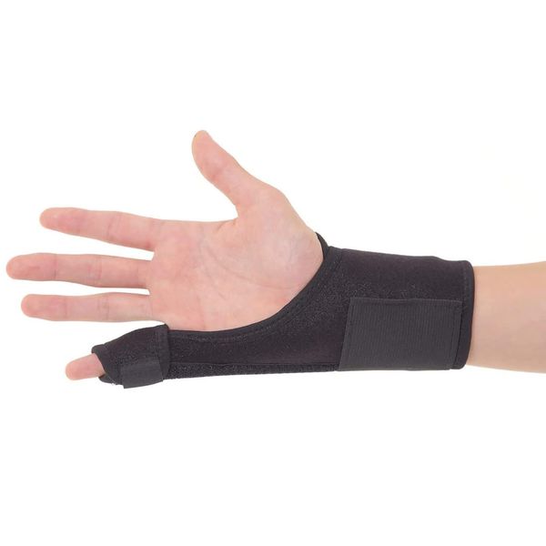 Wrist Supporter, Tendon Sheath Supporter, Middle Finger, Ring Finger, Finger Supporter, Compatible with Wrist Circumference 5.1 - 9.1 inches (13 - 23 cm), Adjustable Rubber, Wrist Supporter, Fixed, Housework, Childcare, Wrist Supporter (Both Right and Rig