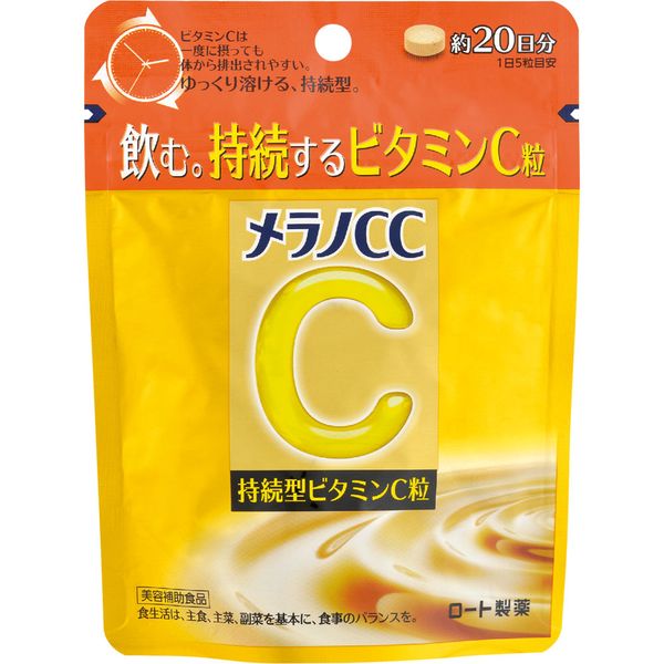 Rohto Melano CC sustained release vitamin C tablets, 100 tablets