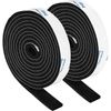 2 Pack Felt Strips with Adhesive Backing Black Felt Strips Self Adhesive Felt