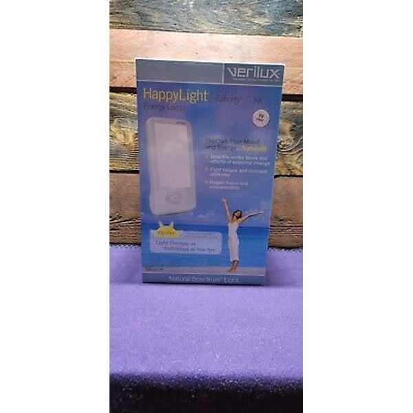 Verilux HappyLight Liberty 7,500 LUX Light Therapy Energy Lamp NIB