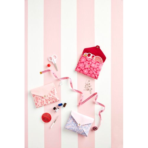 Mud Pie Women's Sewing Kit, Blush