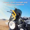 Xitomer Windshield Windscreen Compatible with XSR900 2016-2021 XSR900 Windshield with Mount Motorcycle Wind Deflector (Grey)