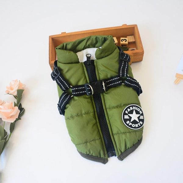 Winter Wonderland Pet Hooded Coat - Stylish And Warm Dog Jacket For Small Breeds - Green / Xs