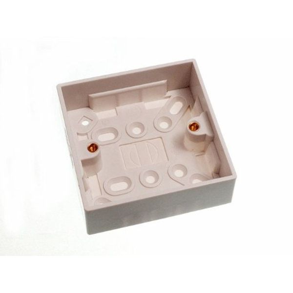 Surface Mount PATTRESS Switch Socket Back Box 1 Gang 25MM DEEP
