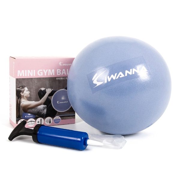 I-Warner Anti-Burst Mini Gym Ball 25cm Maternity Gym Ball Yoga Pilates Ball Stretching Ball, Single Item