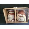 Rae Dunn "Howdy Pilgrims" Gnomes Figures Thanksgiving