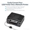 StarTech.com 10/100Mbps Ethernet to USB 2.0 Network LPR Print Server - USB Print Server with 10Base-T/100Base-TX Auto-sensing