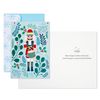Hallmark Boxed Christmas Cards, Greenery Nutcracker (16 Cards and 17 Envelopes)