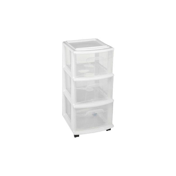 Homz 3-Drawer Cart