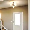Mid Century 5-Light Semi Flush Mount Ceiling Light,Brass Sputnik Ceiling Light