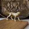 Artesà Rectangular Serving Platter, Mango Wood Board with Leopard Shaped Handles, 32 x 15cm