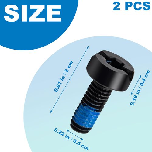 2 Pack 394589-01 Screw Compatible with Dewalt Miter Saw Blade Arbor Bolt Replacement for DW703 DW704 DW705 DWS782 DW706 DW715 DW718 DHS790 DWS779 DWS780