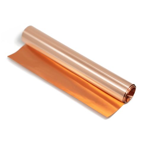 LSVERDE Copper Sheet Foil Roll 1000MM x 150MM x 0.03MM(LxWxT)，99.9% Pure Copper Flashing Metal Foil Roll Strip for DIY Jewelry, Crafts, Repairs, Electrical