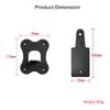 Metal Wall Bracket Audio Wall Mount Adjustable Stand for KEF LSX II HiFi Speaker System