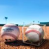 8 Pack Baseball Display Case, UV Protected Acrylic Boxes for Display,Clear Display Case Baseball Cube Memorabilia Showcase Autograph Ball Protector