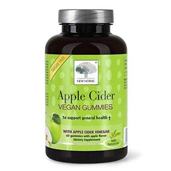 NEW NORDIC Apple Cider Vinegar Gummies | 400 mg Daily Intake with The Mother ...