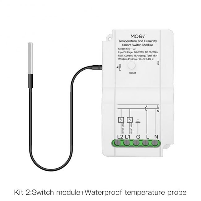 Waterproof WiFi Temperature Sensor for Intelligent Temperature Control