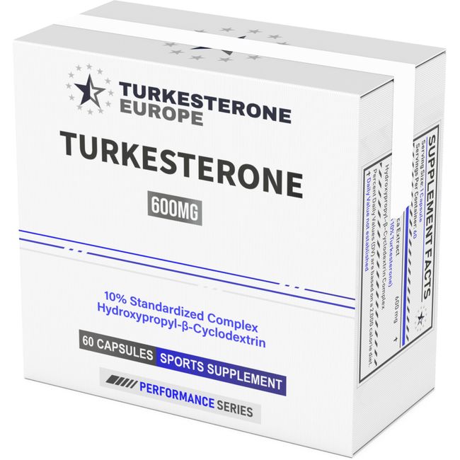 50 Bottles (600mg) - Turkesterone 10% Complex with Hydroxypropyl-β-Cyclodextrin