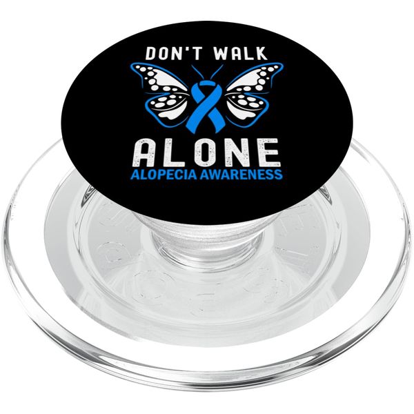 Don't Walk Alone Alopecia Awareness PopSockets PopGrip for MagSafe