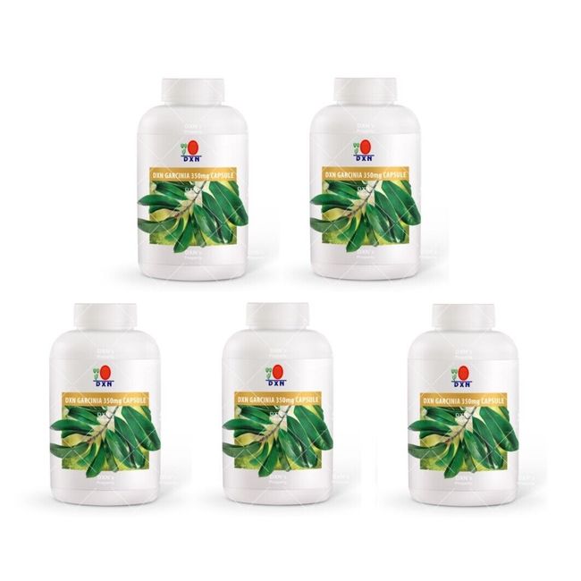 5 x DXN Garcinia 350mg 360 Capsules For General Wellness Preservatives Free